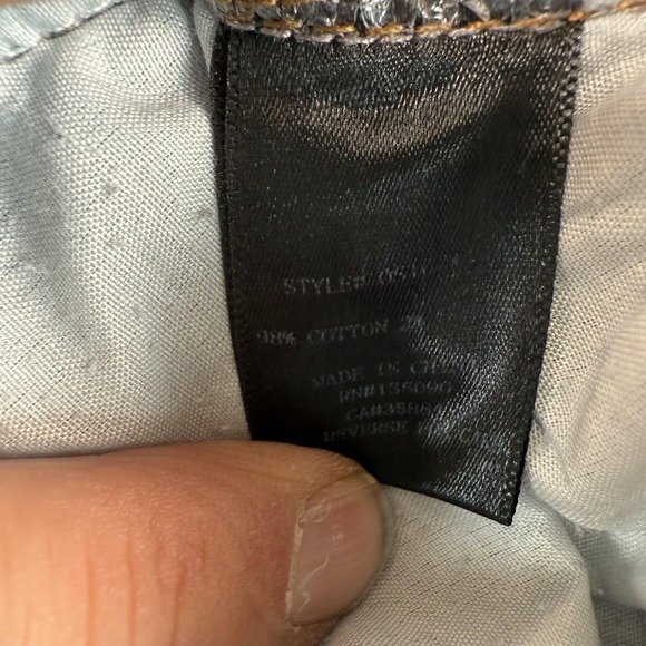 Allen B Jeans Shorts Womens 8 Blue Distressed Denim Frayed Hem Ripped Pockets - Picture 6 of 9